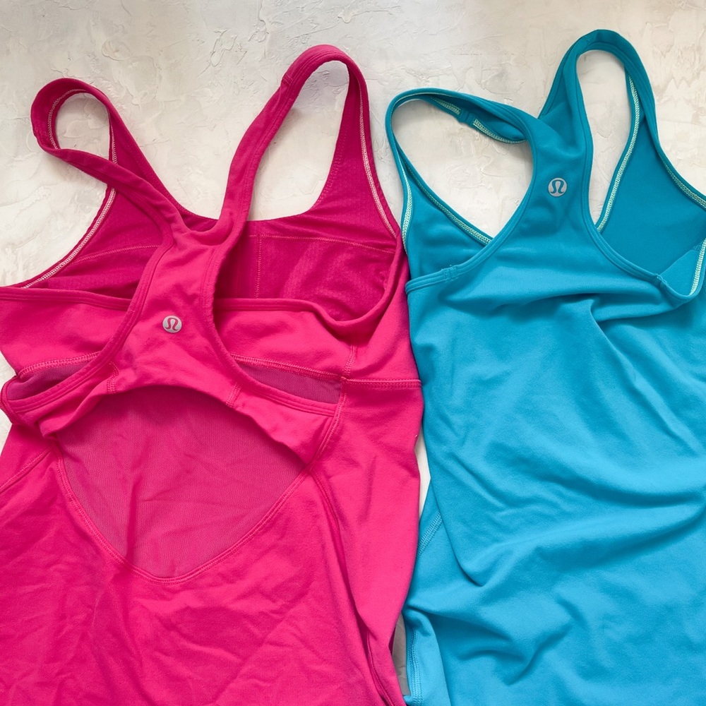 Lululemon workout tops - both size 2